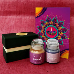 Fragrance Diyas and Card