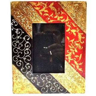 Wooden/Brass Photo Frame