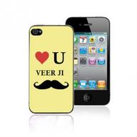 Love you Veerji Personalised Mobile Cover