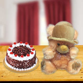Blackforest Cake and Teddy