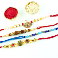 Beautiful Rakhi Combo of 4