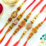 Bhaiya Rakhi Combo of 5