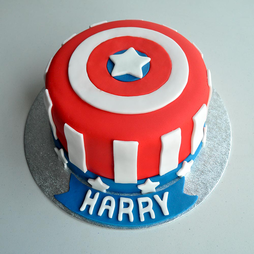 Captain America Cake