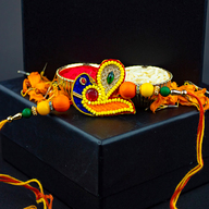 Colorful Peacock Rakhi