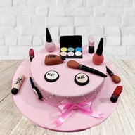 Mac Makeup Fondant Cake