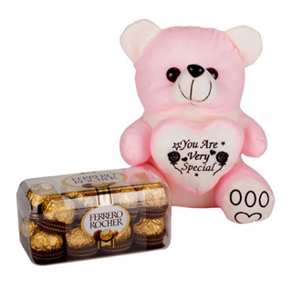Valentine Teddy and Chocolate