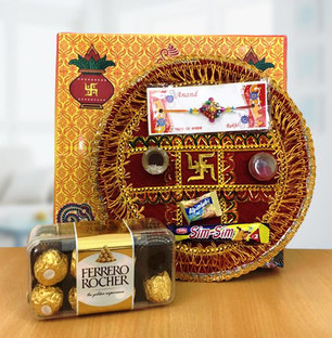 Rakhi Thali with Chocolate
