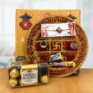Rakhi Thali with Chocolate