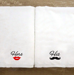 Personalised Towel Set-His and Hers