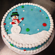 Christmas Theme Cake