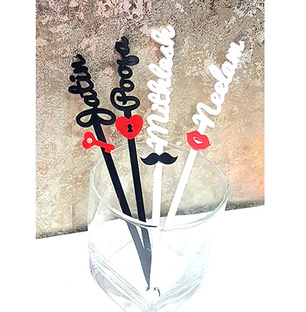 Personalised Couple Stirrers