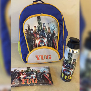 Personalised Captain America Back to School Set