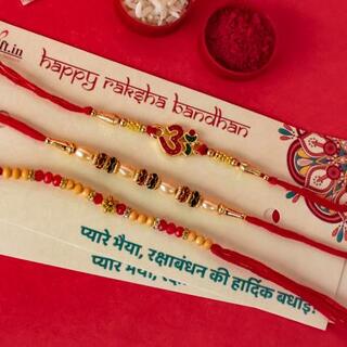 OM Rakhi Combo of 3