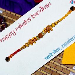 Single Rudraksh Rakhi