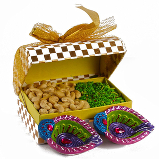Diwali Box with Mouth Freshener & Cashew