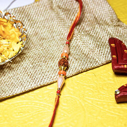 Rudraksh & Beads Rakhi