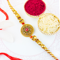 Kundan & Pearl Rakhi