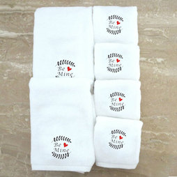 Personalised Towel Set- Be Mine