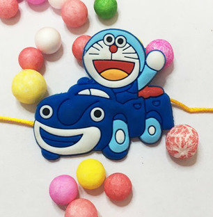 Doraemon in Car Rakhi