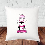 Personalised Name Christmas Cushion