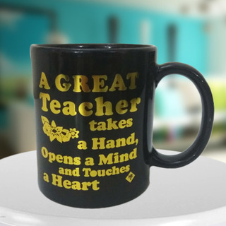 Great Teacher Black Mug