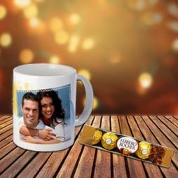 Personalised Mug & Chocolate