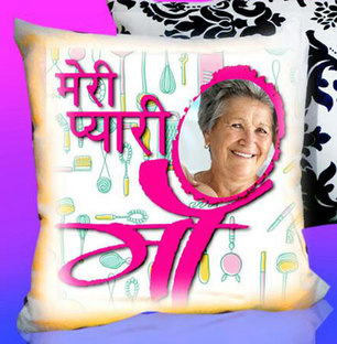 Mothers Day LED Cushion Pyari Ma