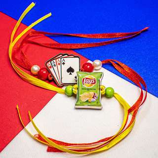 Cards and Lays Combo Rakhi