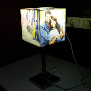 Personalized Cube Photo Lamp Shade