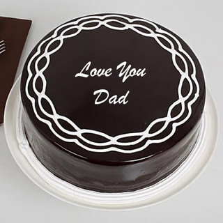Father's Day Chocolate Cream Cake