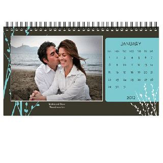 Valentine Personalised Desk Calendar