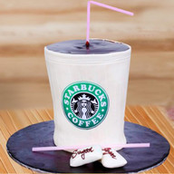 Starbucks Coffee Fondant Cake