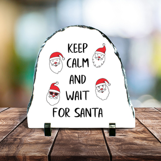 Keep Calm Christmas Stone Tile