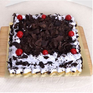 Square Blackforest Cream Cake