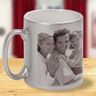 Silver Photo Mug