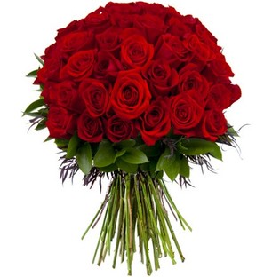 Valentine Big Red Roses Bouquet