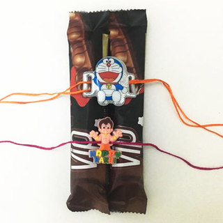 2 Kids Rakhi with imported chocolates