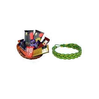 Chocolate Basket with Friendship Band