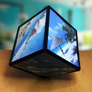 Photo Cube Rotating