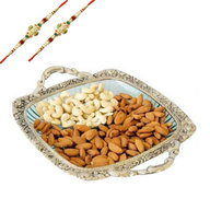 Almonds & Cashews with 2 Rakhis