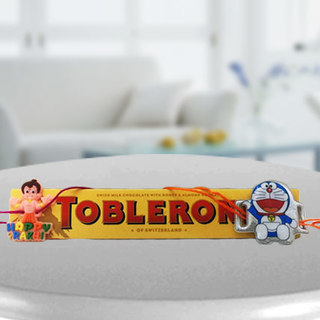 2 Kids Rakhi with Toblerone chocolates
