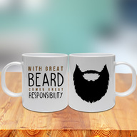 Great Beard Great Responsibility Mug