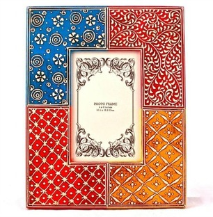Colorful Embossed Photo Frame