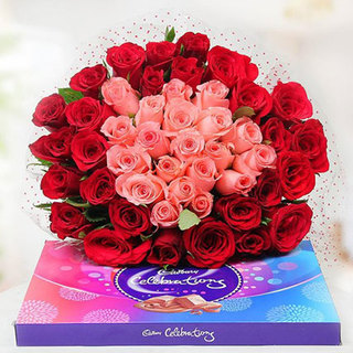 Token of Love - Mixed Roses Bouquet Large