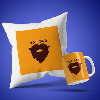 Top Dad Cushion Mug Set