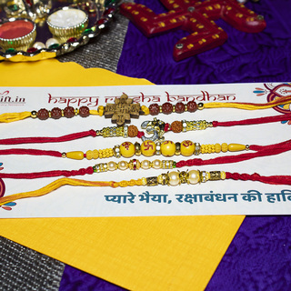 Stylist Rakhi Combo of 5