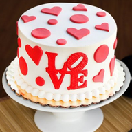 Love Fondant Cake