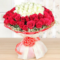 Fifty Fifty Love Rose Bouquet