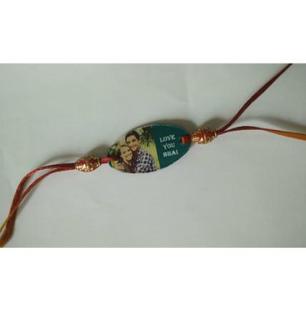 Standard Oval Photo Rakhi