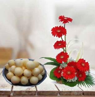 Gerbera with Sweets